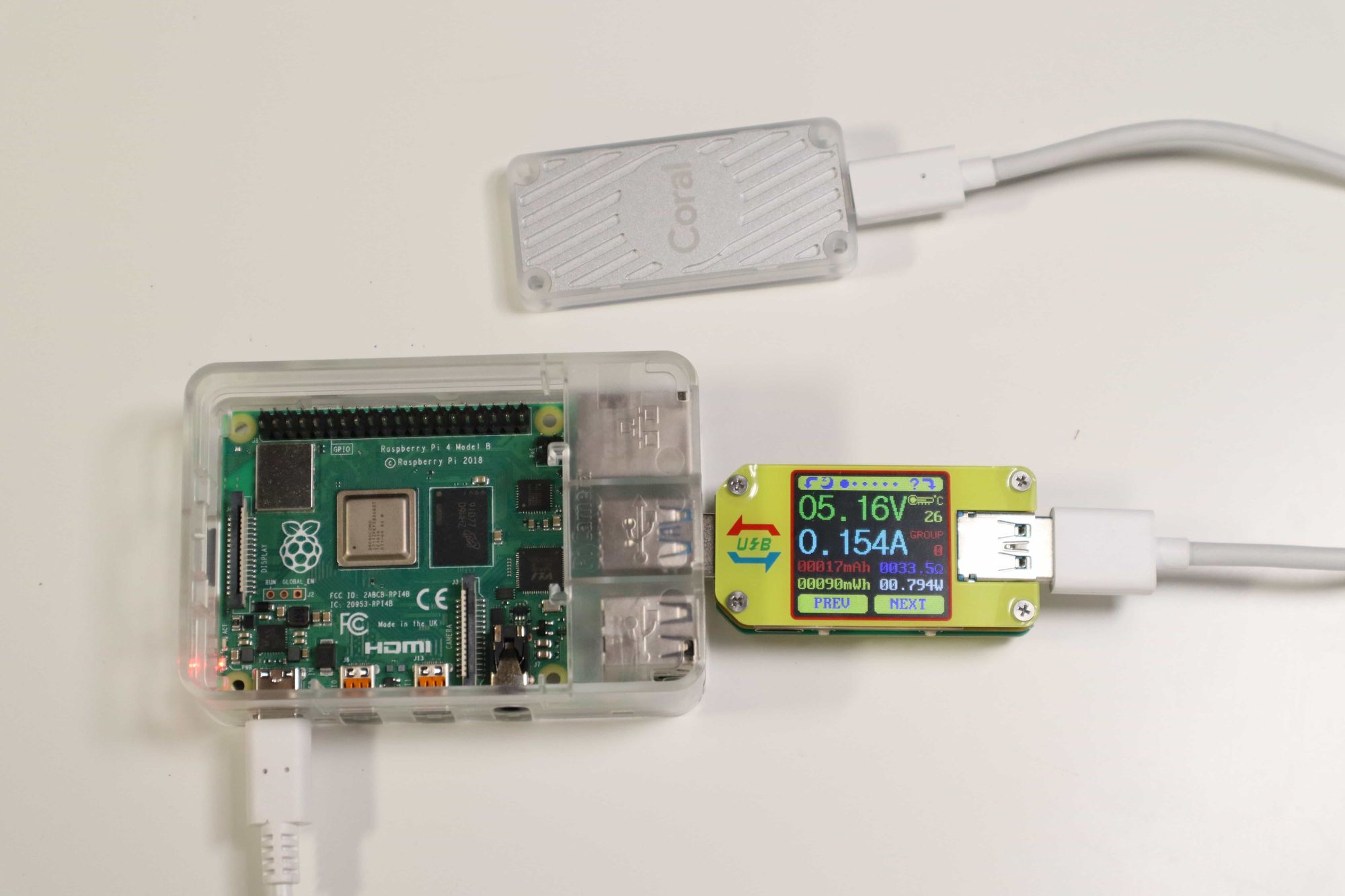 Connect to th Raspberry Pi + Current consumption